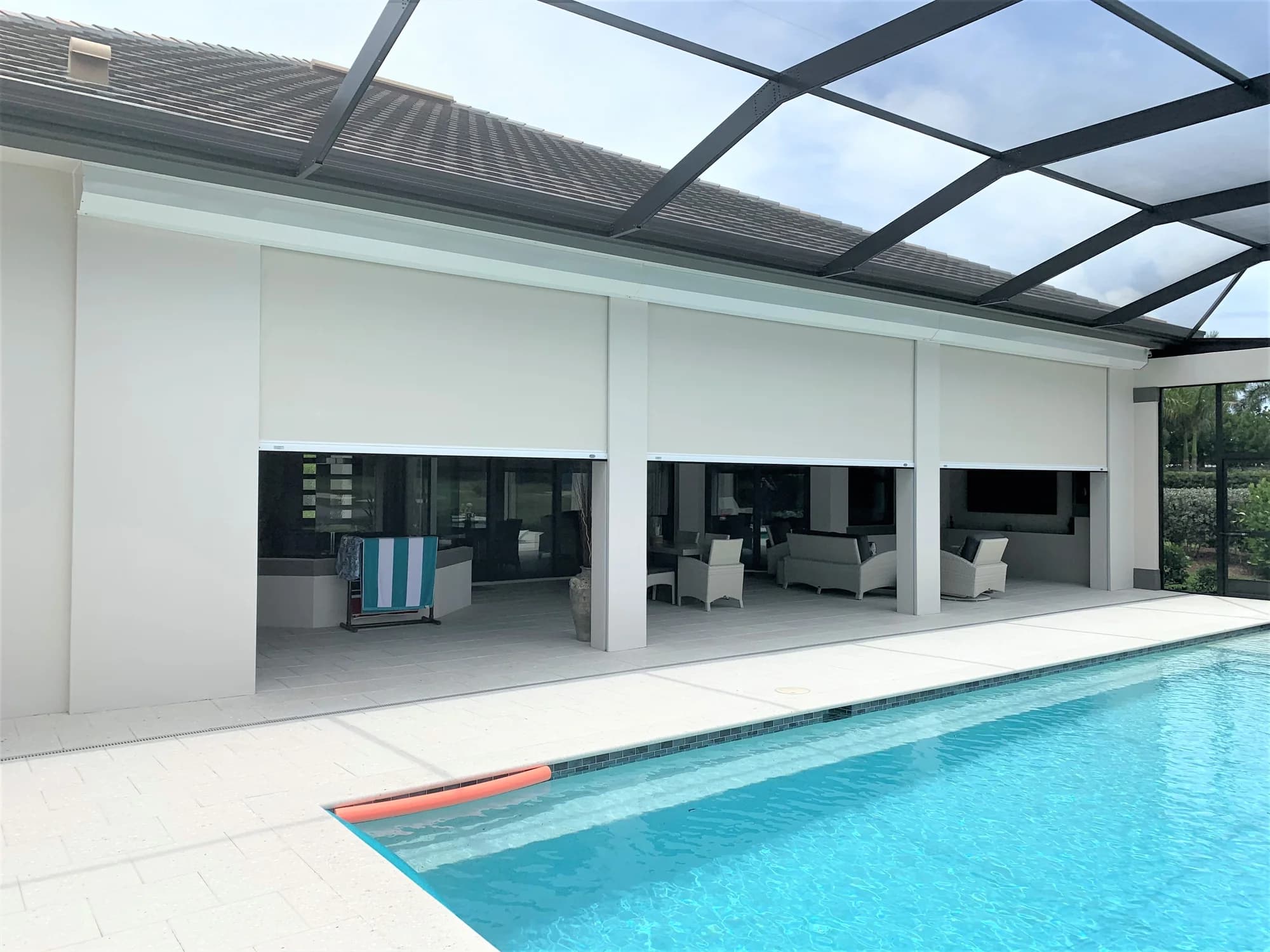 Defender hurricane screens after replacing CHP 2