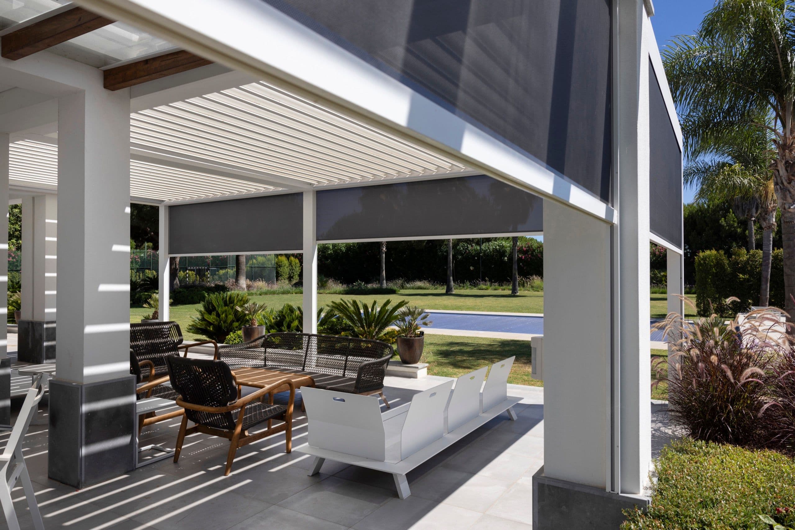 shade after screens deployed