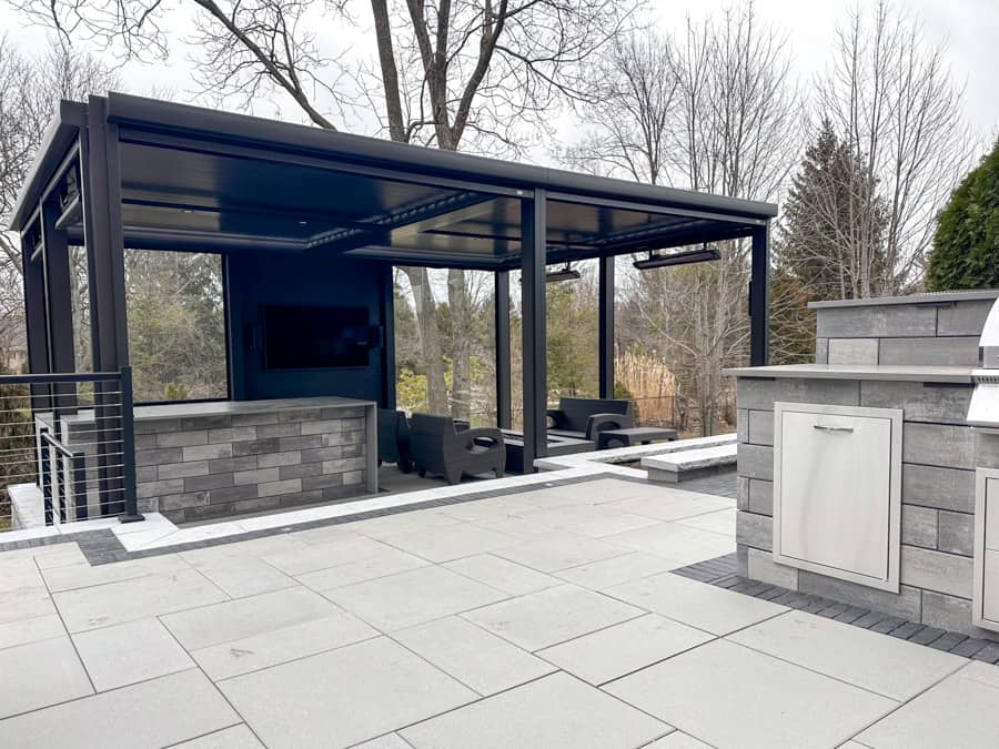 Burr Ridge, IL, Residential Project EDG Patio & Shade
