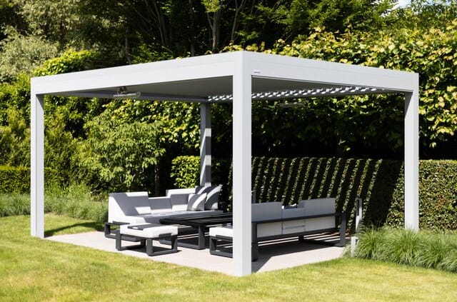 Brustor B600 S Pergola with Retractable Louvered Roof